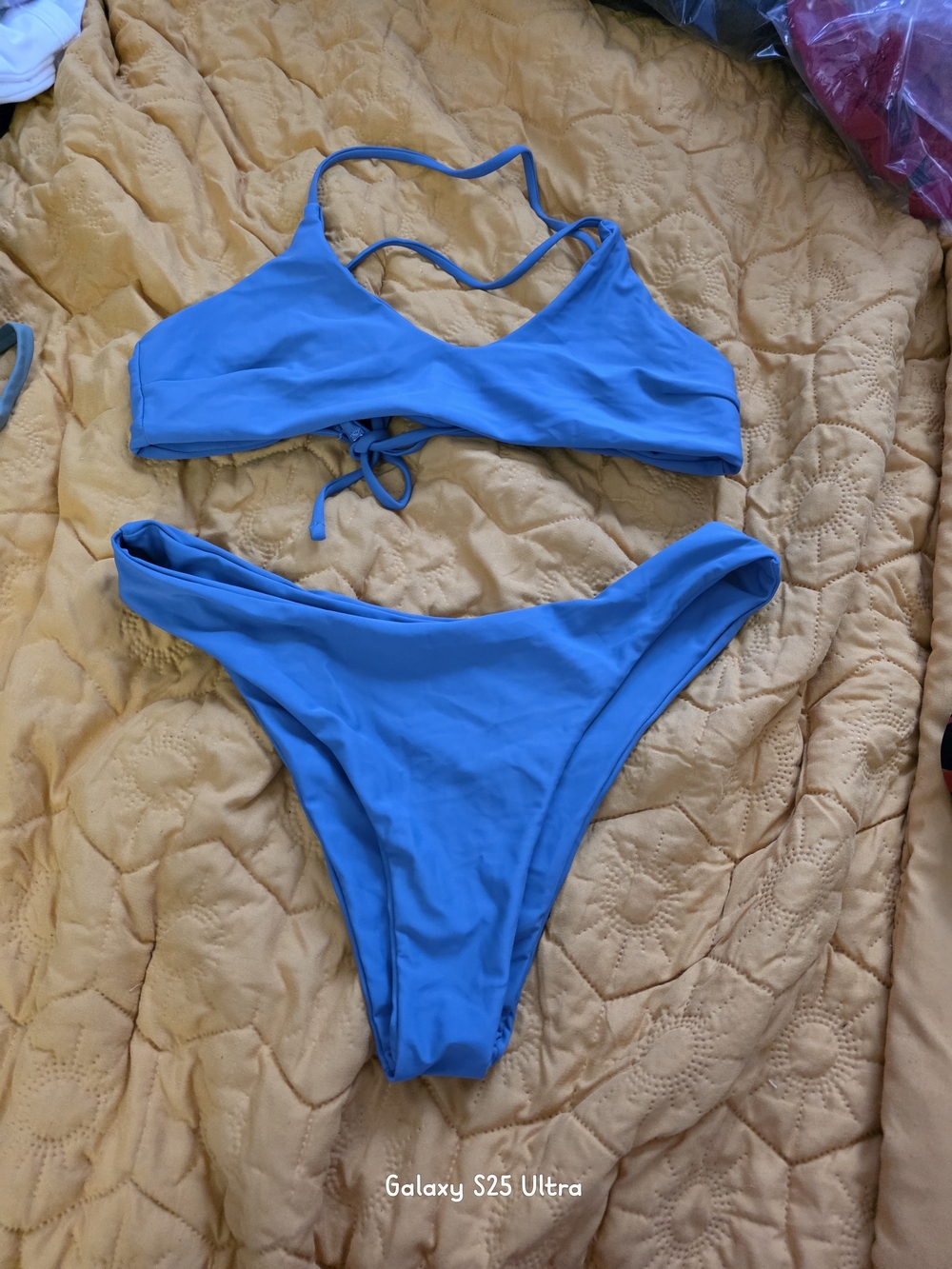 Bright Blue Two-Piece Bikini Set